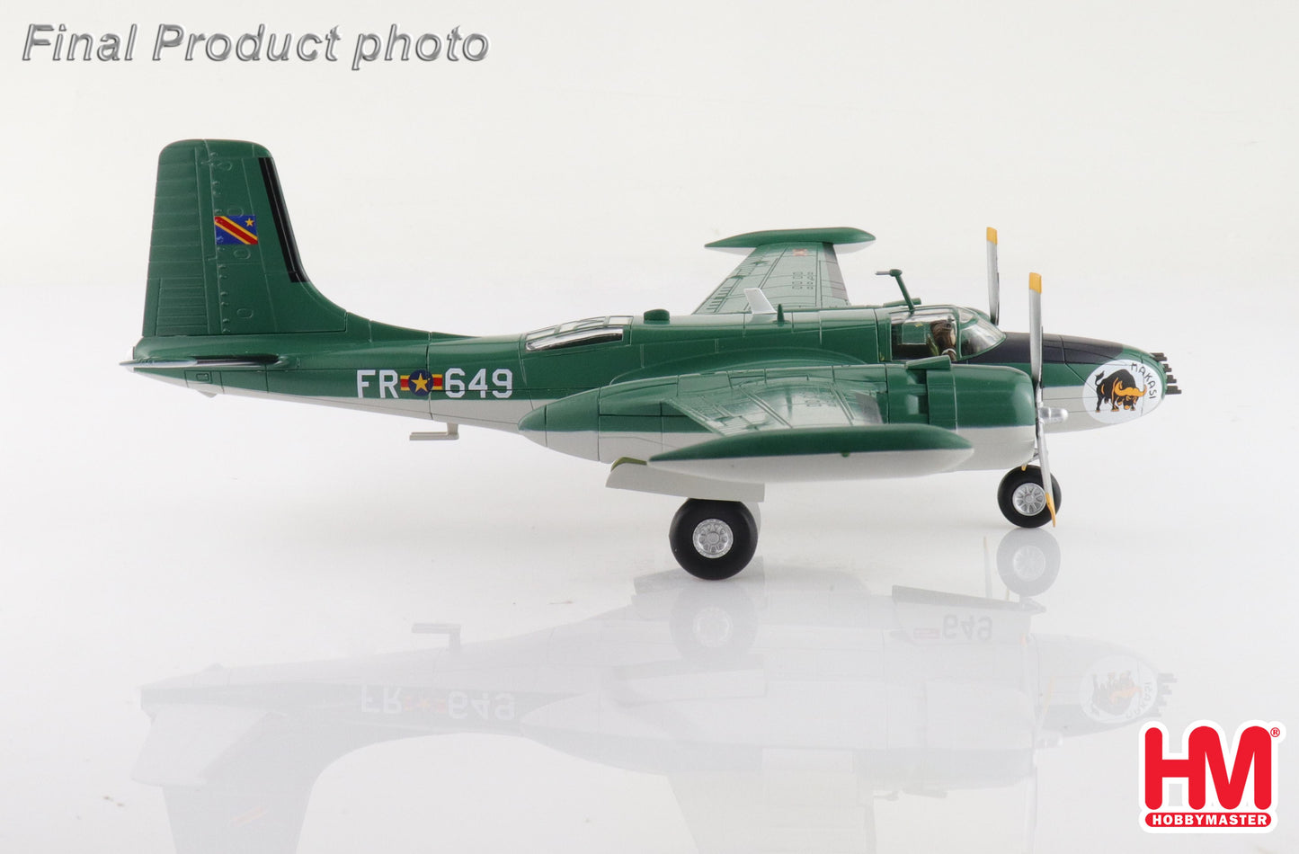 1/72Â B-26K Counter Invader 64-17649 Congolese Air Force Brazzaville 1965 (with 4 x LAU Rocket Launchers)