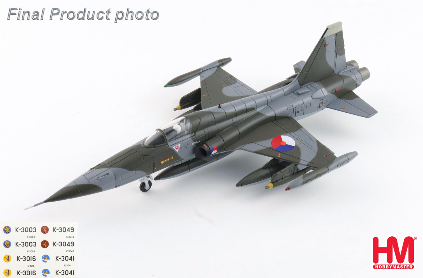 1/72 NF-5A Freedom Fighter RNLAF 1970s (with Decal for 5 Planes)