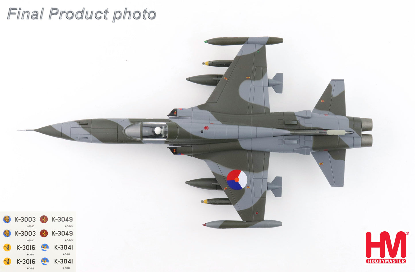 1/72 NF-5A Freedom Fighter RNLAF 1970s (with Decal for 5 Planes)