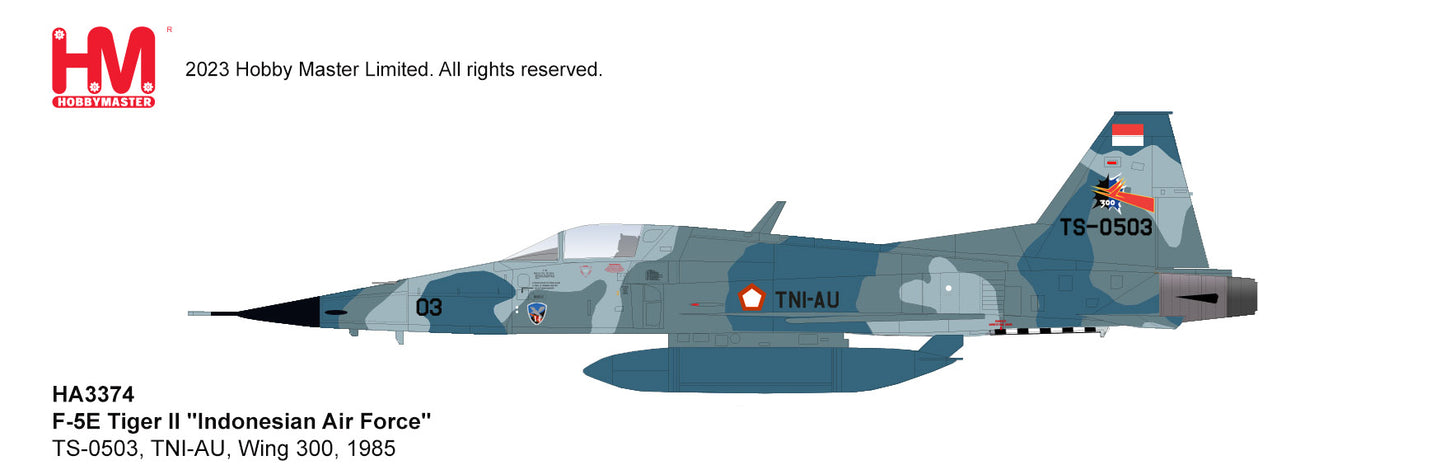 1/72 F-5E Tiger II "Indonesian Air Force" TS-0503 TNI-AU Wing 300 1985