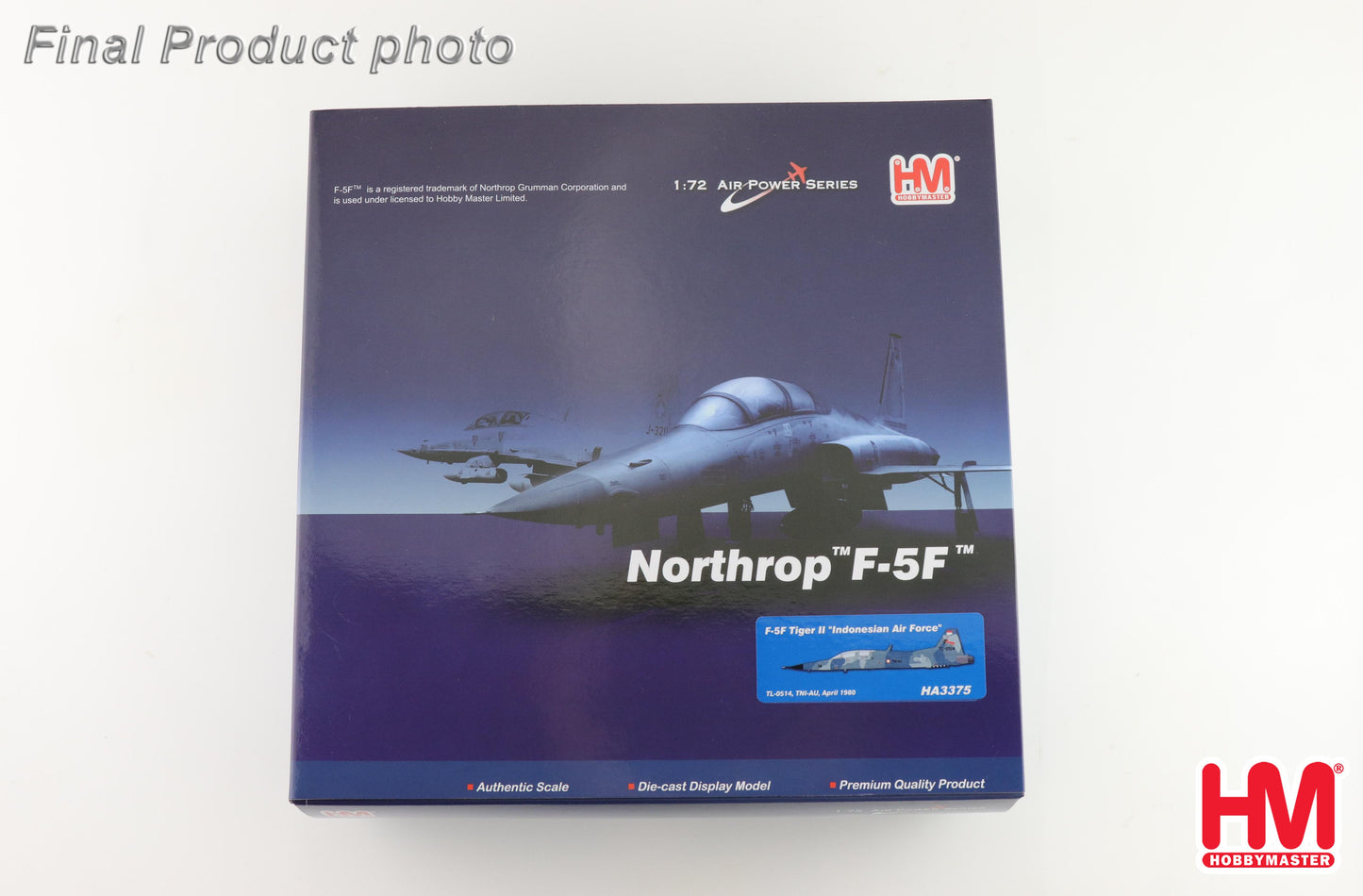 1/72 F-5F Tiger II "Indonesian Air Force" TL-0514 TNI-AU April 1980