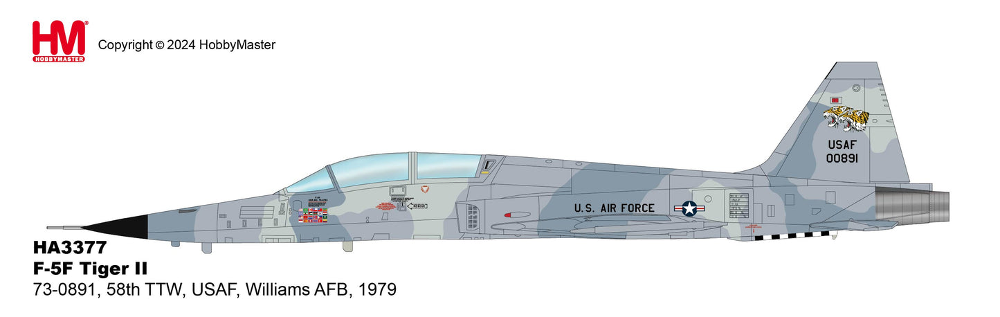 1/72 F-5F Tiger II 73-0891 58th TTW USAF Williams AFB 1979