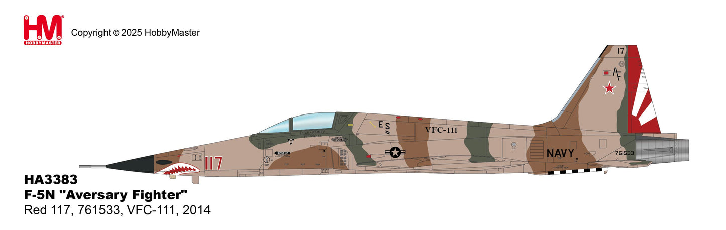 1/72 F-5N "Aversary Fighter" Red 117 761533 VFC-111 2014