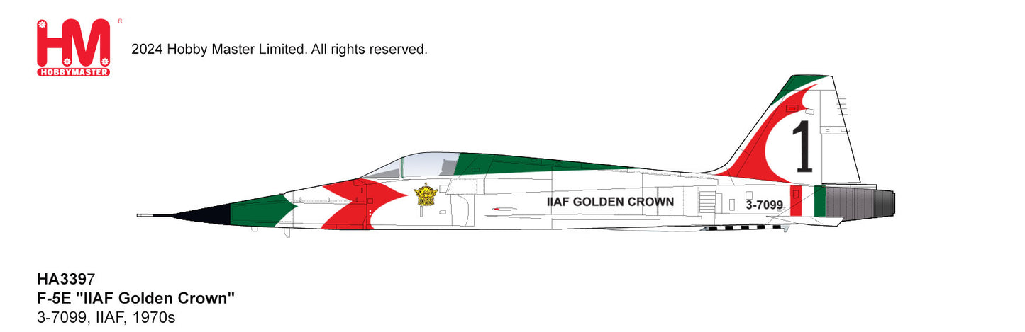 1/72 F-5E "IIAF Golden Crown" 3-7099 IIAF 1970s