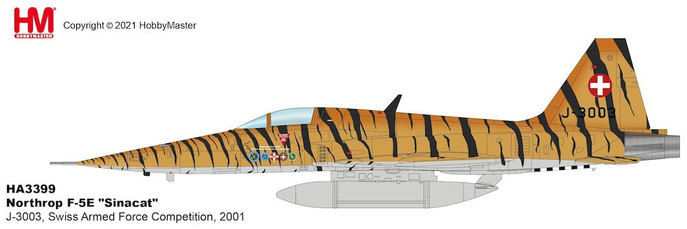 1/72 F-5E Tiger II Swiss Air Force J-3003 Sinacat Swiss Armed Force Competition 2001