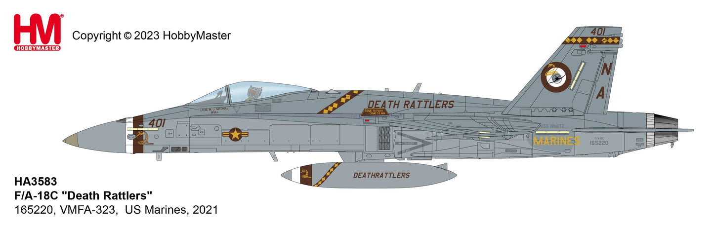 1/72 F/A-18C "Death Rattlers" 165220 VMFA-323 US Marines 2021