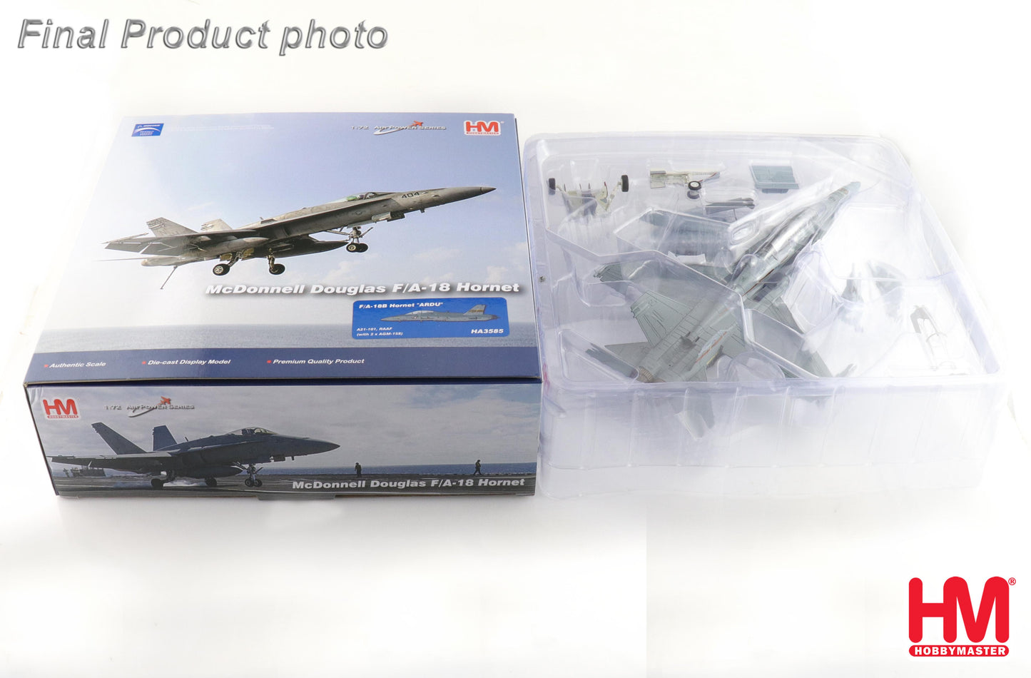 1/72 F/A-18B Hornet "ARDU" A21-101 RAAF (with 2 x AGM-158)