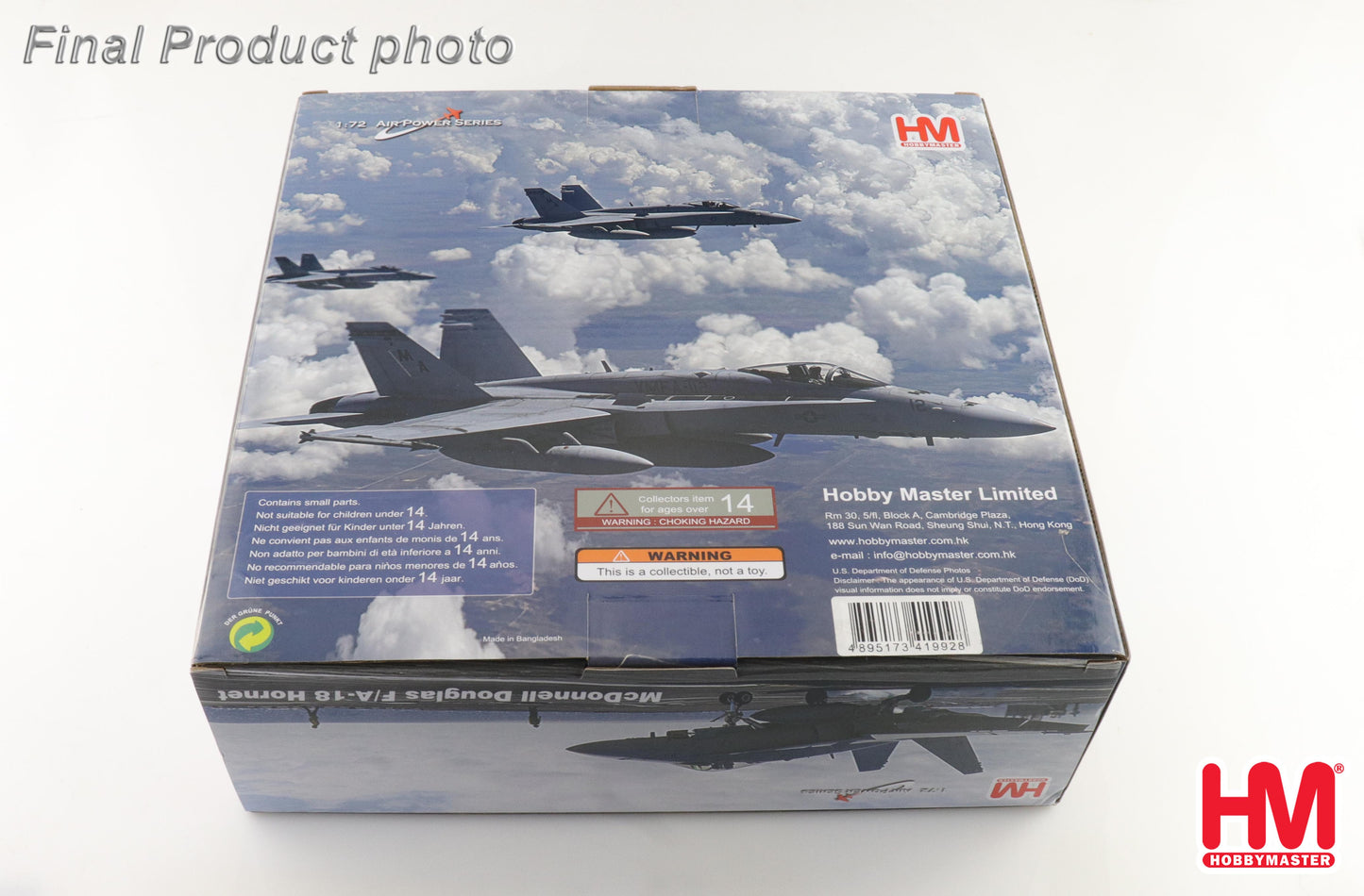 1/72 F/A-18B Hornet "ARDU" A21-101 RAAF (with 2 x AGM-158)