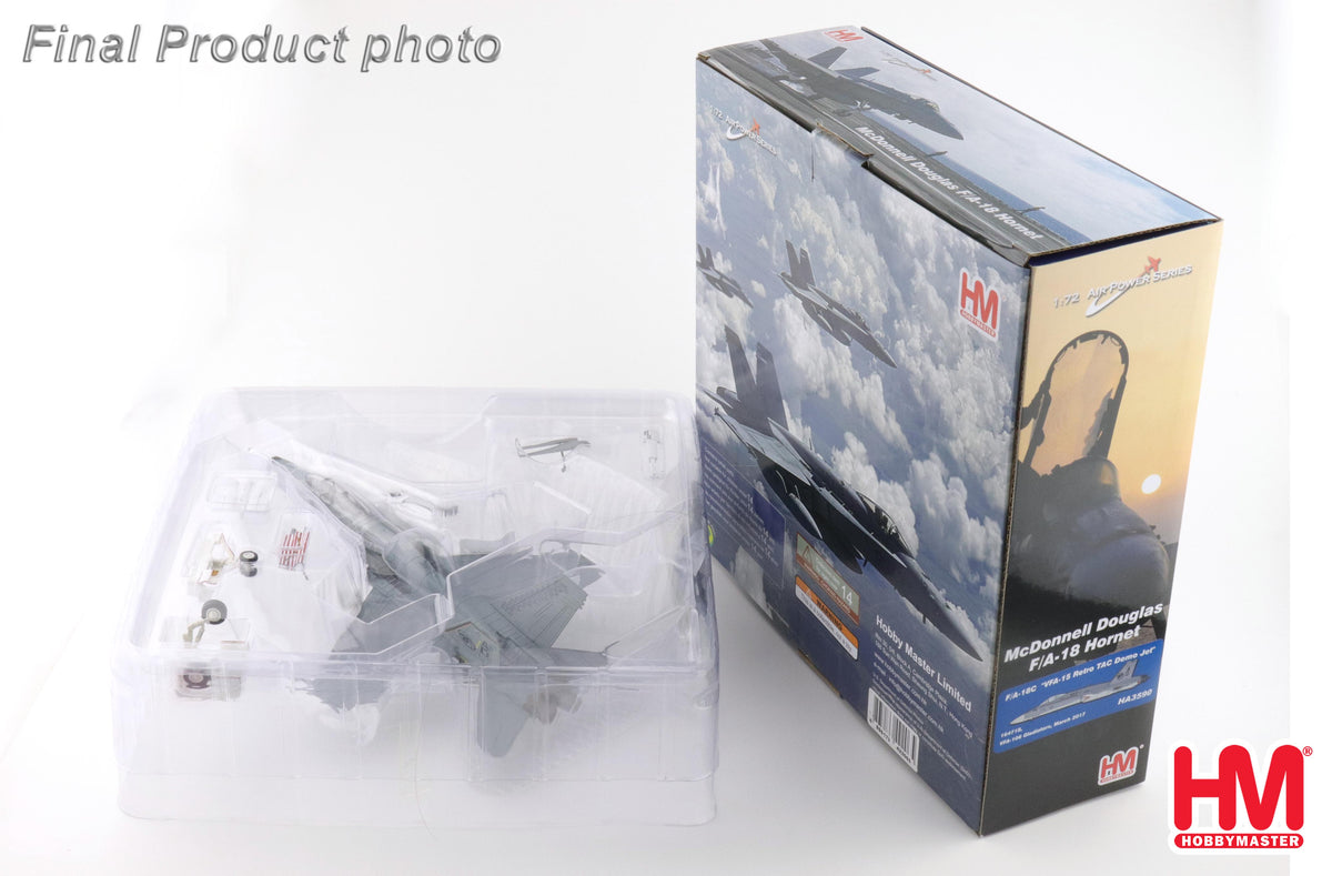 1/72 F/A-18C "VFA-15 Retro TAC Demo Jet" 164718 VFA-106 Gladiators March 2017
