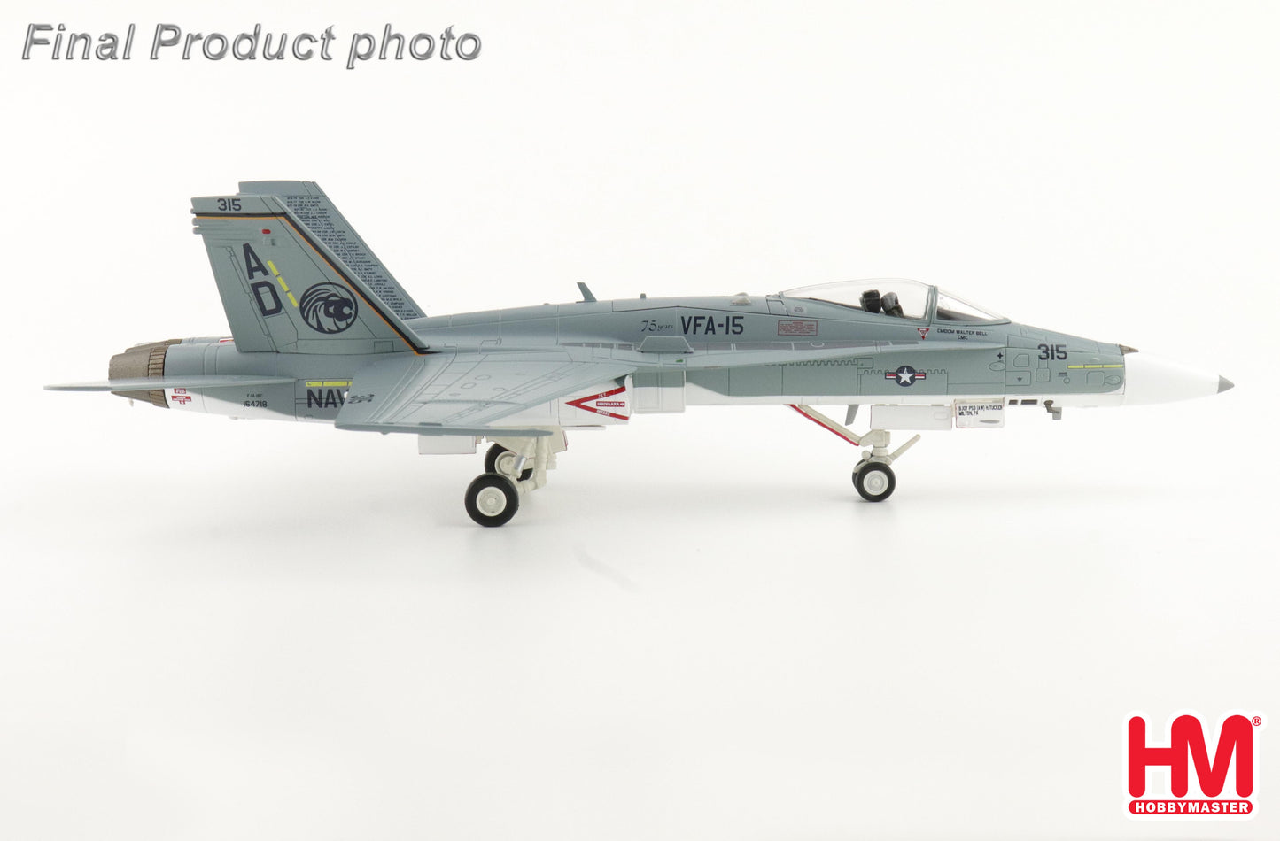 1/72 F/A-18C "VFA-15 Retro TAC Demo Jet" 164718 VFA-106 Gladiators March 2017