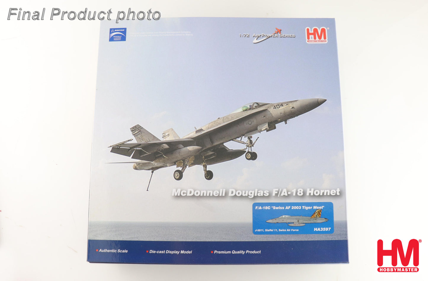 1/72Â F/A-18C "Swiss AF 2003 Tiger Meet" J-5011 Staffel 11 Swiss Air Force