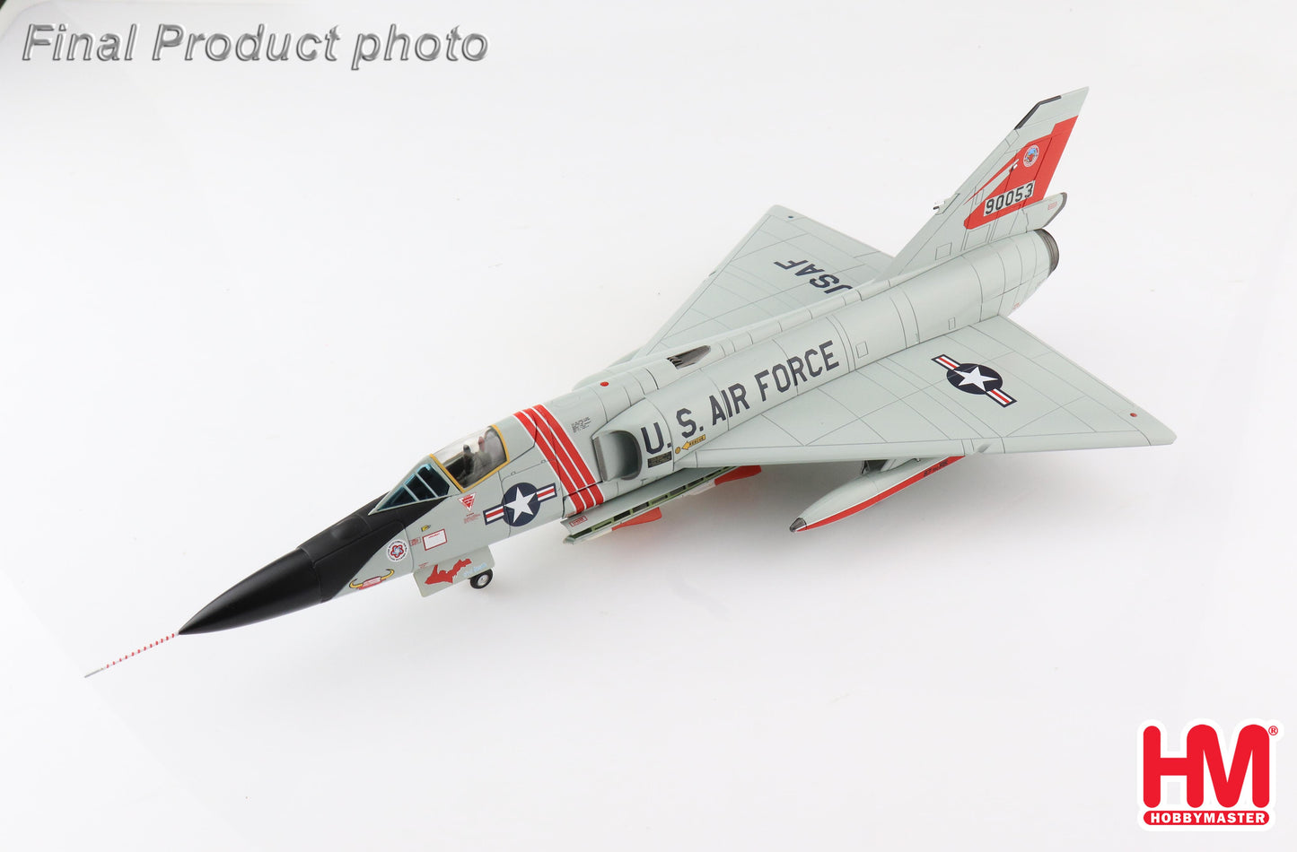 1/72 F-106A Delta Dart 90053 87th FIS "Red Bulls" KI. Sawyer AFB 1970s