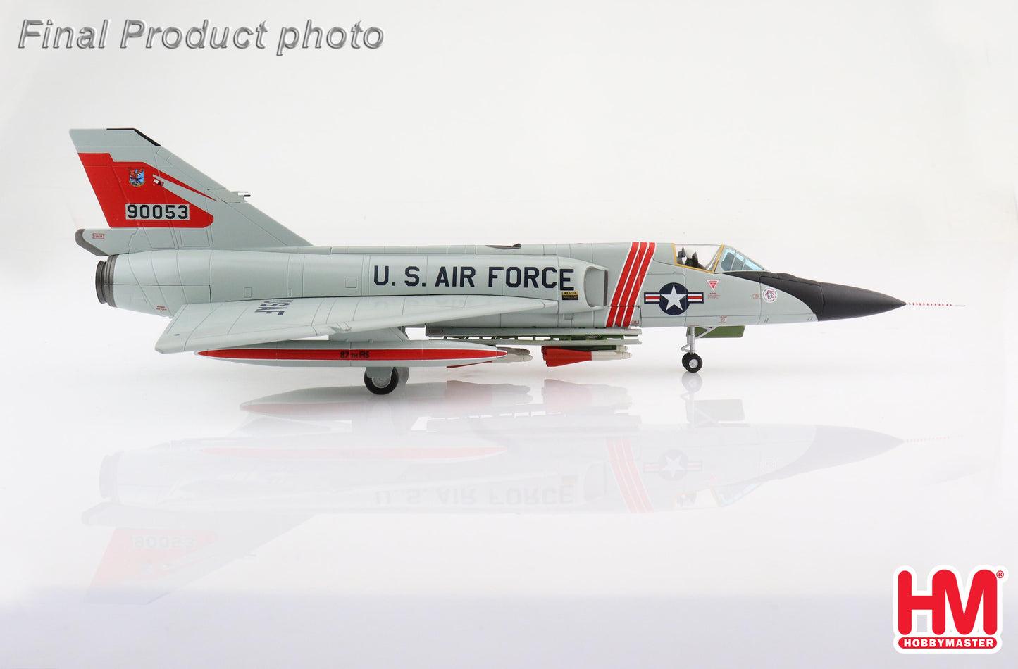 1/72 F-106A Delta Dart 90053 87th FIS "Red Bulls" KI. Sawyer AFB 1970s
