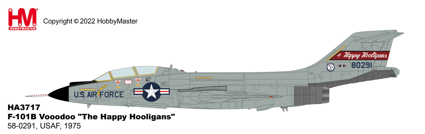1/72 F-101B Vooodoo "The Happy Hooligans" 58-0291 USAF 1975