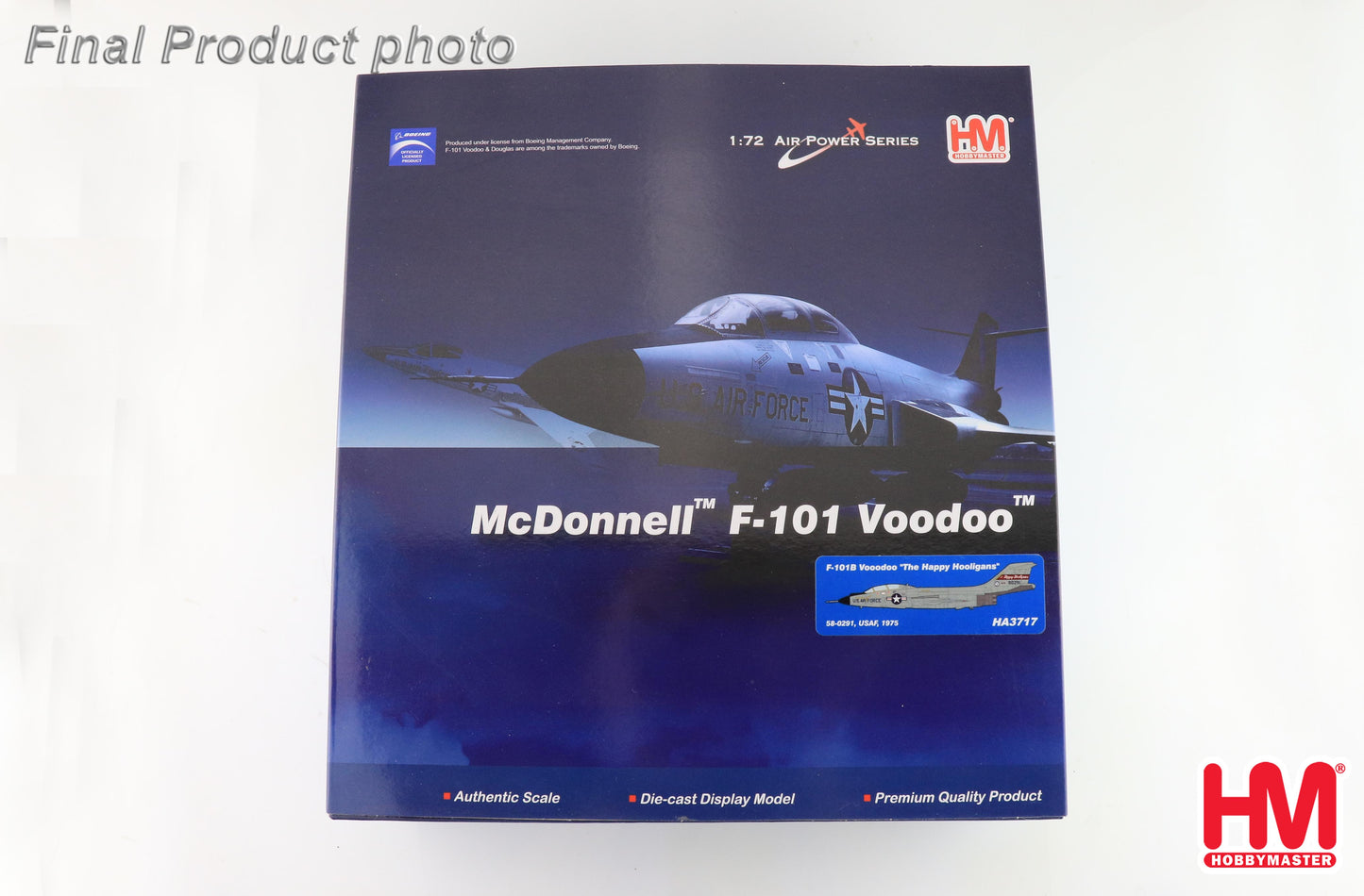 1/72 F-101B Vooodoo "The Happy Hooligans" 58-0291 USAF 1975