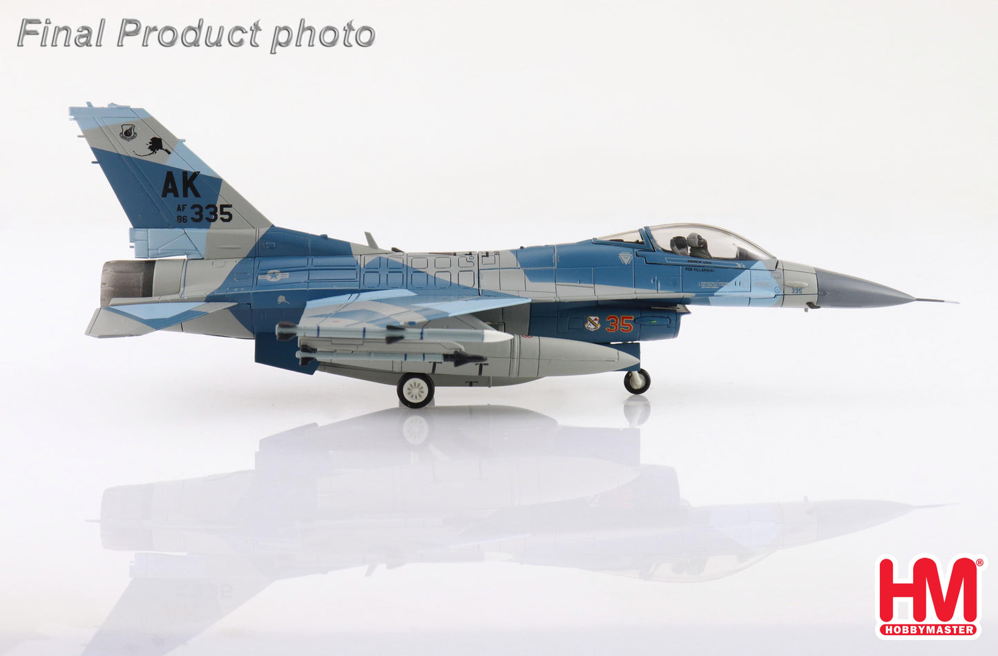 1/72 F-16C "Blue Splinter" 86-0335 354th Wing 18th AGRS Eielson AFB Alaska 2018