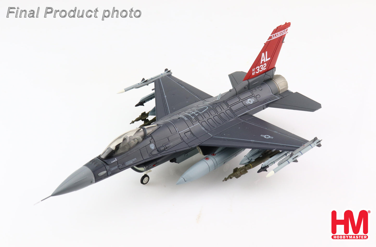 1/72 F-16C Fighting Falcon 87-0332 100th FS 187th FW Alabama ANG 2021