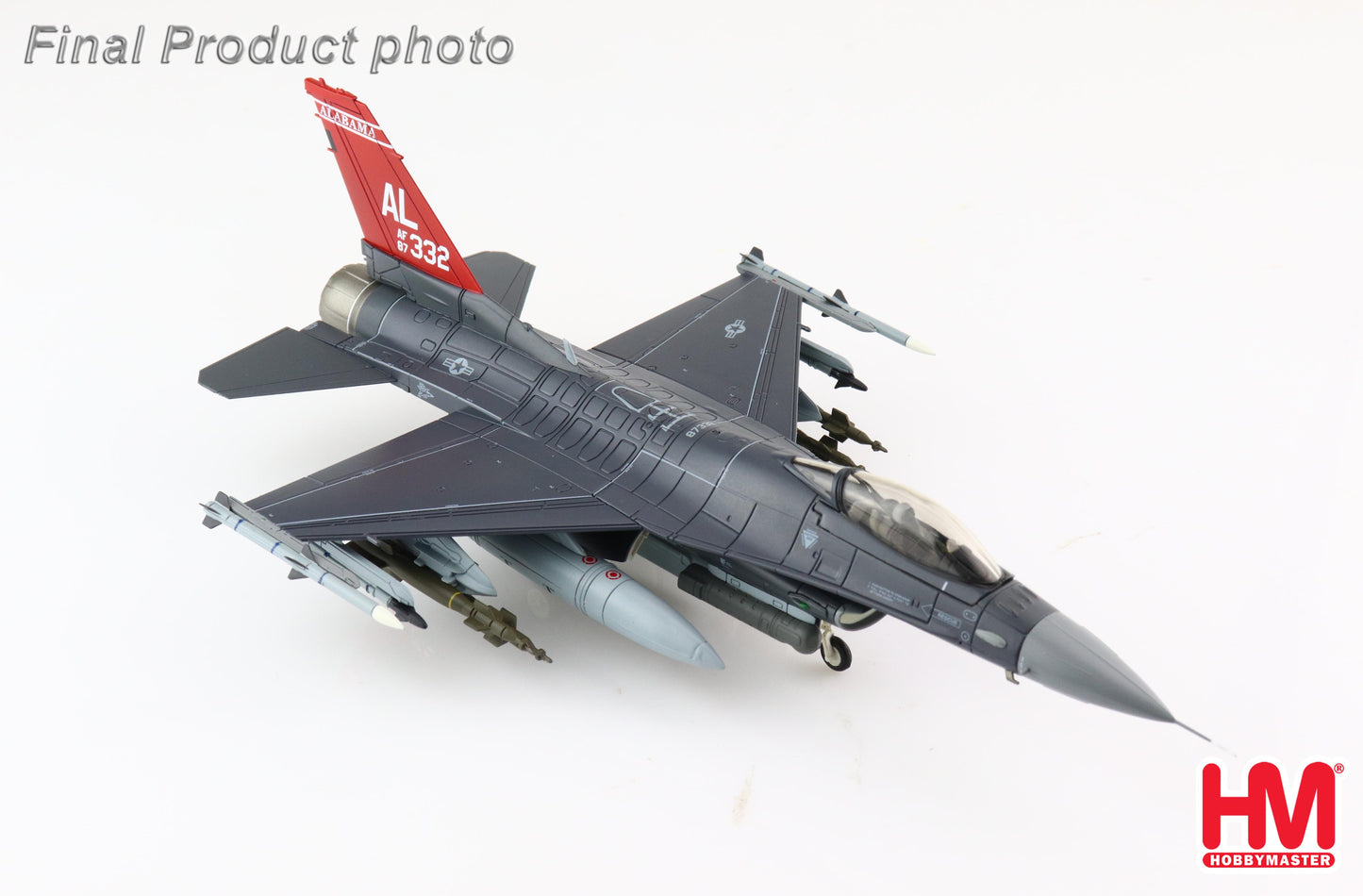 1/72 F-16C Fighting Falcon 87-0332 100th FS 187th FW Alabama ANG 2021