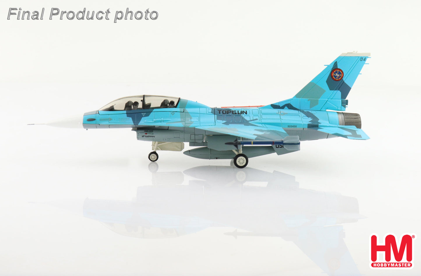 1/72 F-16B "Top Gun" 920458 40th Anniversary of Naval Aviation NSAWC 2009