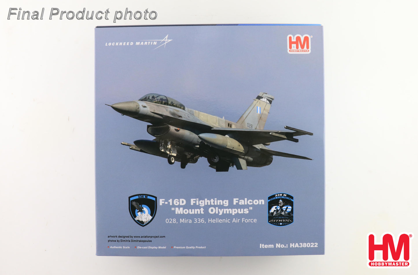1/72 F-16D Fighting Falcon "Mount Olympus" 028 Mira 336 Hellenic Air Force