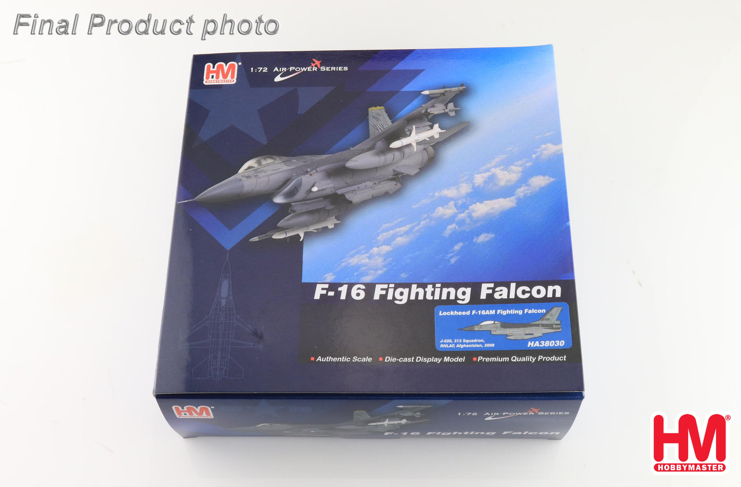 1/72 F-16AM Fighting Falcon J-020 313 Squadron RNLAF Afghanistan 2008