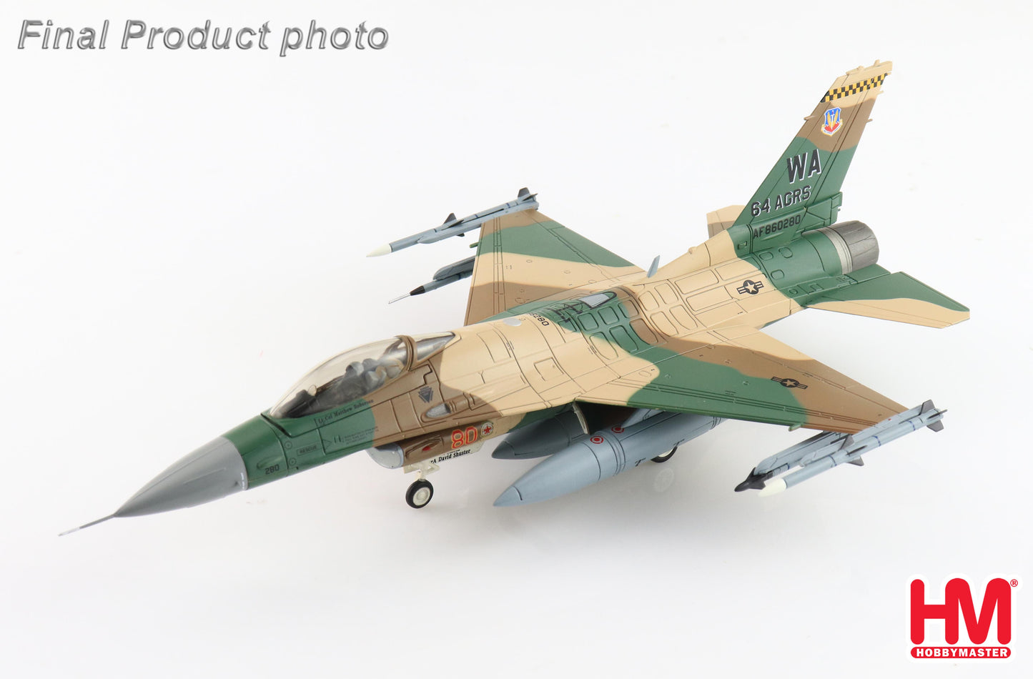 1/72 F-16C Block 32 "Lizard" 86-0280 64th AGRS Commander 2009-2010