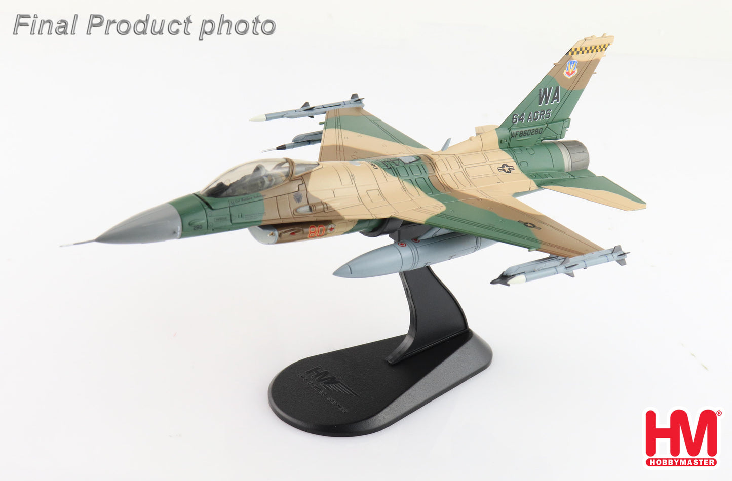 1/72 F-16C Block 32 "Lizard" 86-0280 64th AGRS Commander 2009-2010