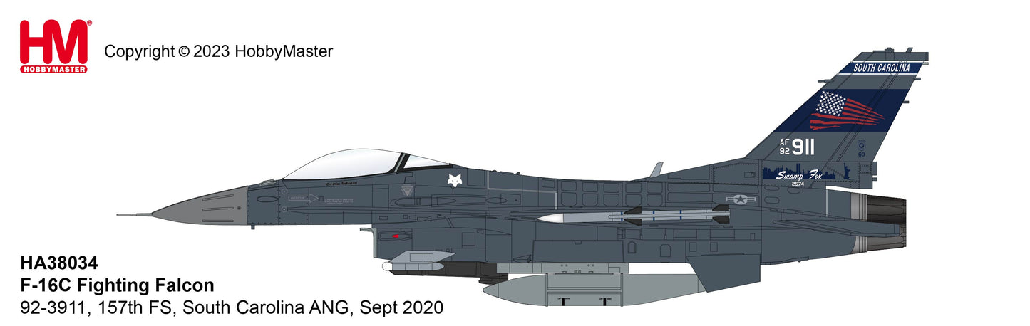 1/72 F-16C Fighting Falcon 92-3911 157th FS South Carolina ANG Sept 2020
