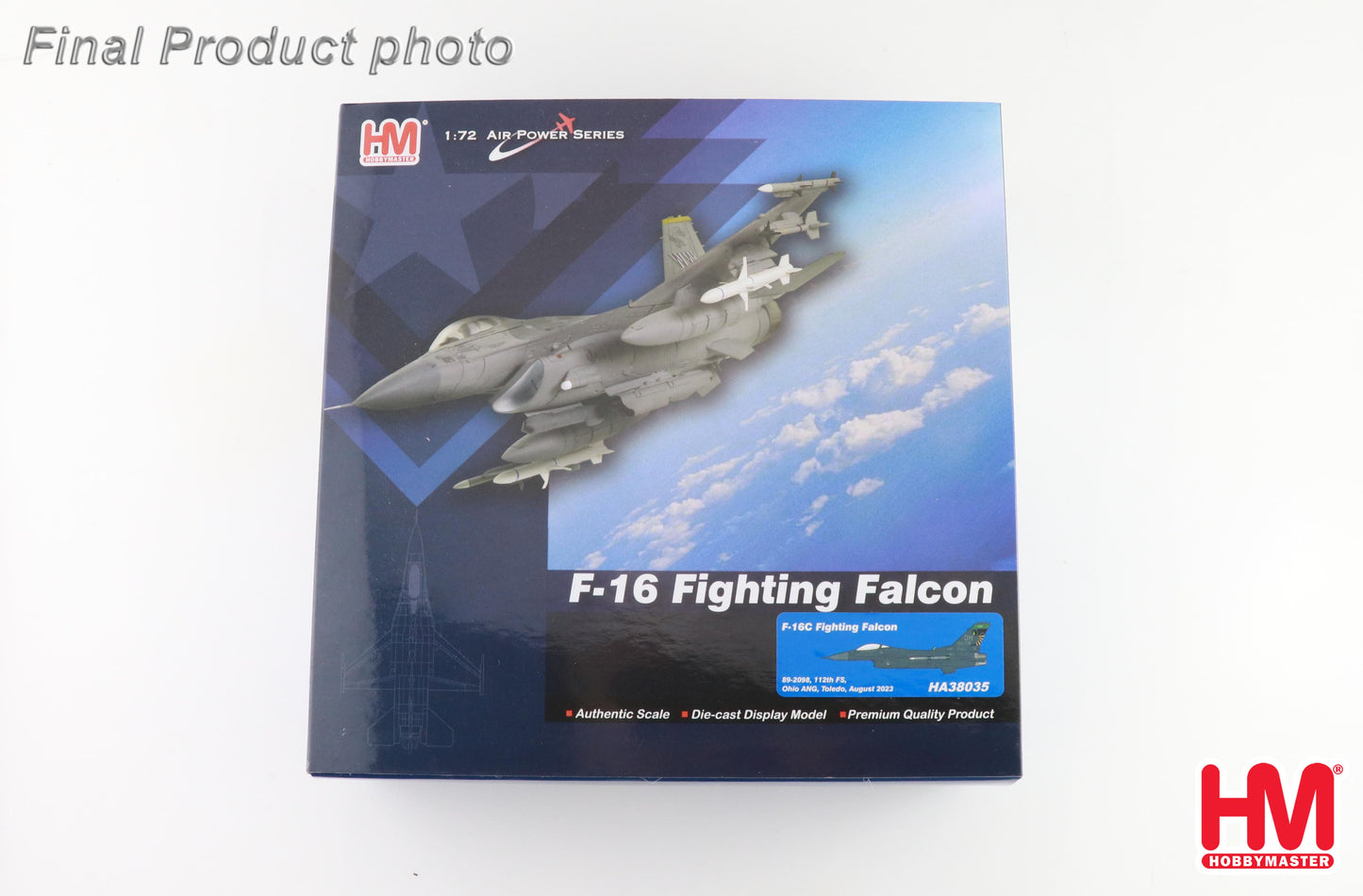 1/72 F-16C Fighting Falcon 89-2098 112th FS Ohio ANG Toledo August 2023