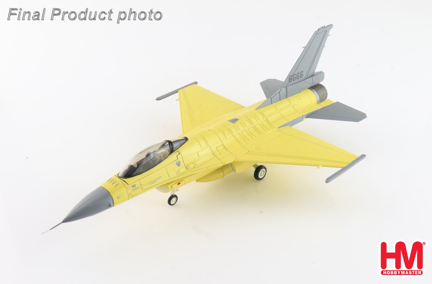 1/72 F-16V "Yellow Viper" 6666 ROCAF 2023 (with 2 x AIM-9x 1 x Middle Fuel Tank)