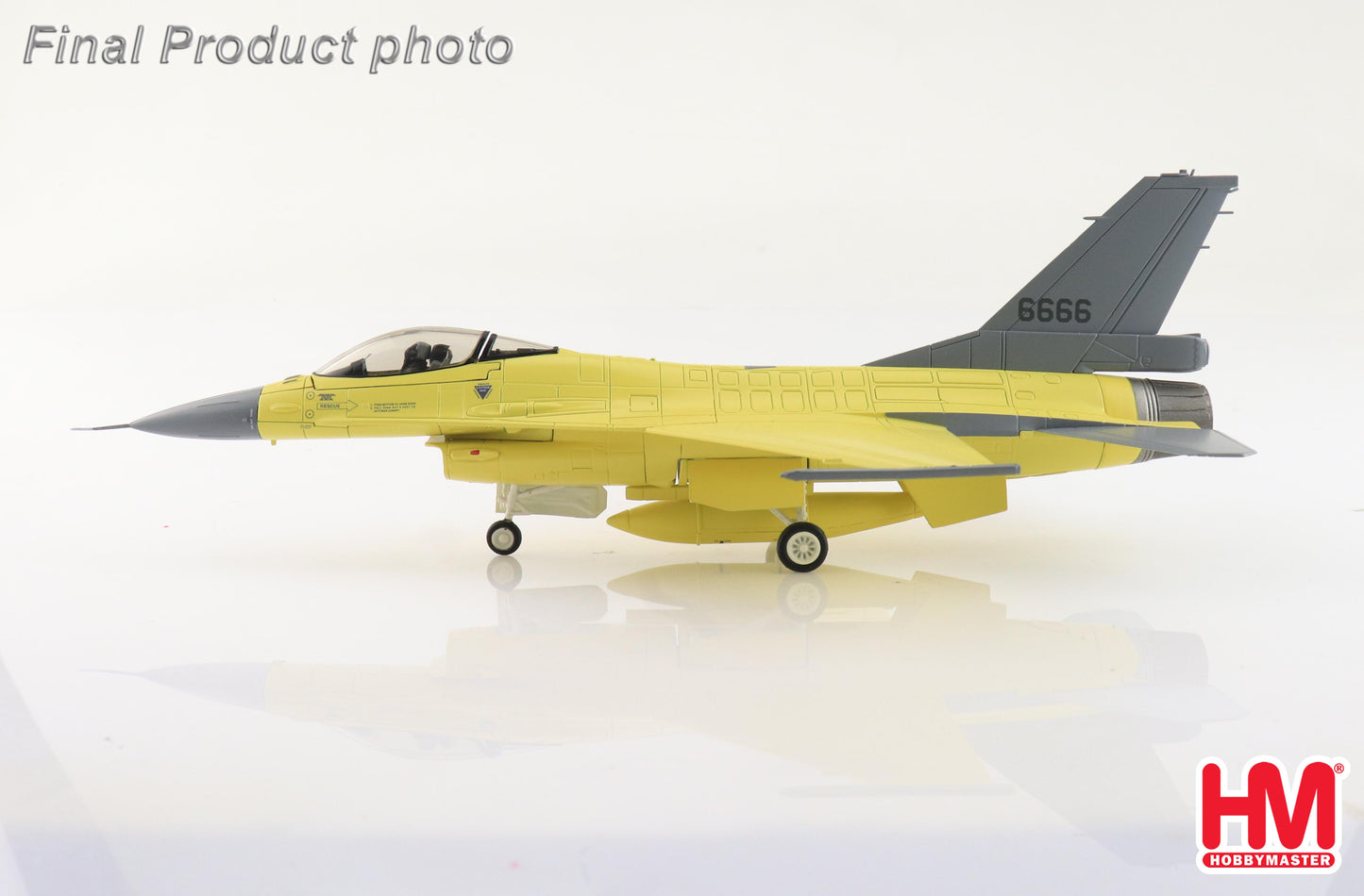 1/72 F-16V "Yellow Viper" 6666 ROCAF 2023 (with 2 x AIM-9x 1 x Middle Fuel Tank)