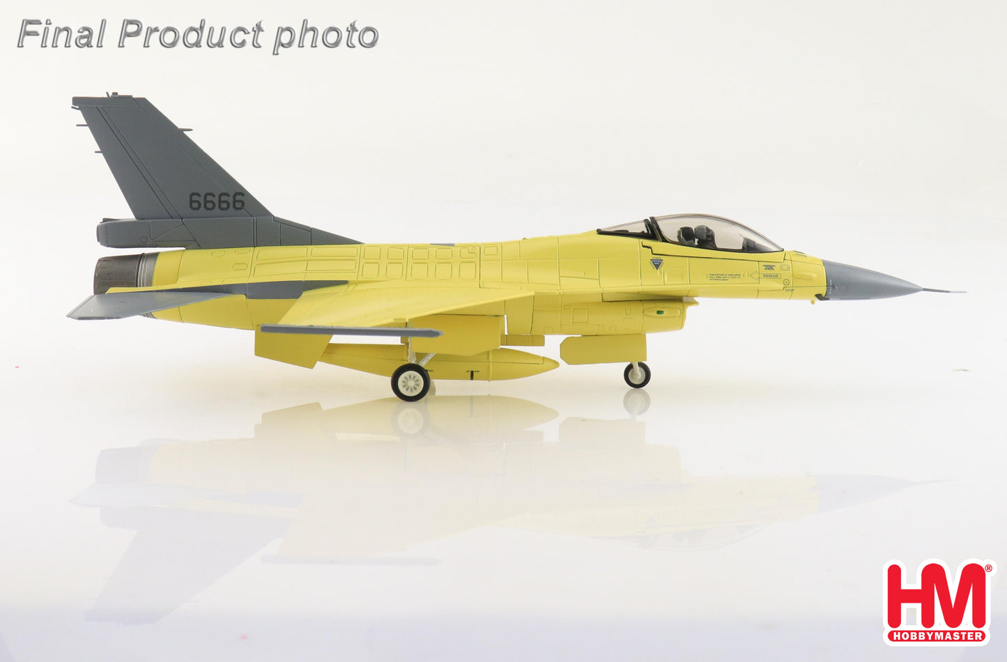 1/72 F-16V "Yellow Viper" 6666 ROCAF 2023 (with 2 x AIM-9x 1 x Middle Fuel Tank)