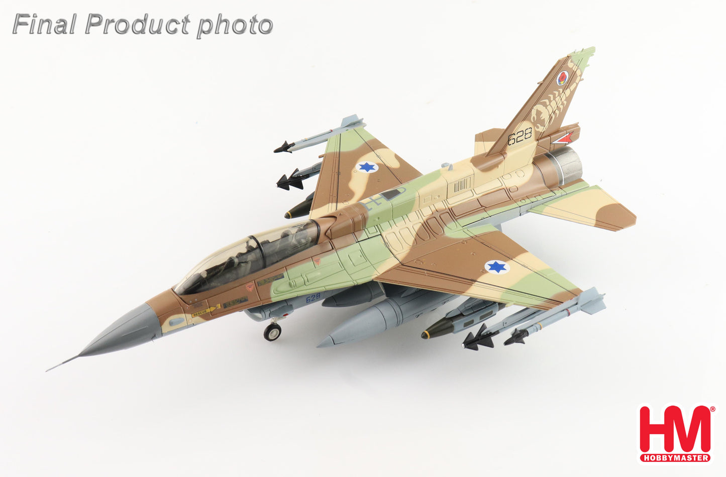 1/72 F-16D Barak 628 105 Squadron "The Scorpion" IAF (with 4 x GBU-31)