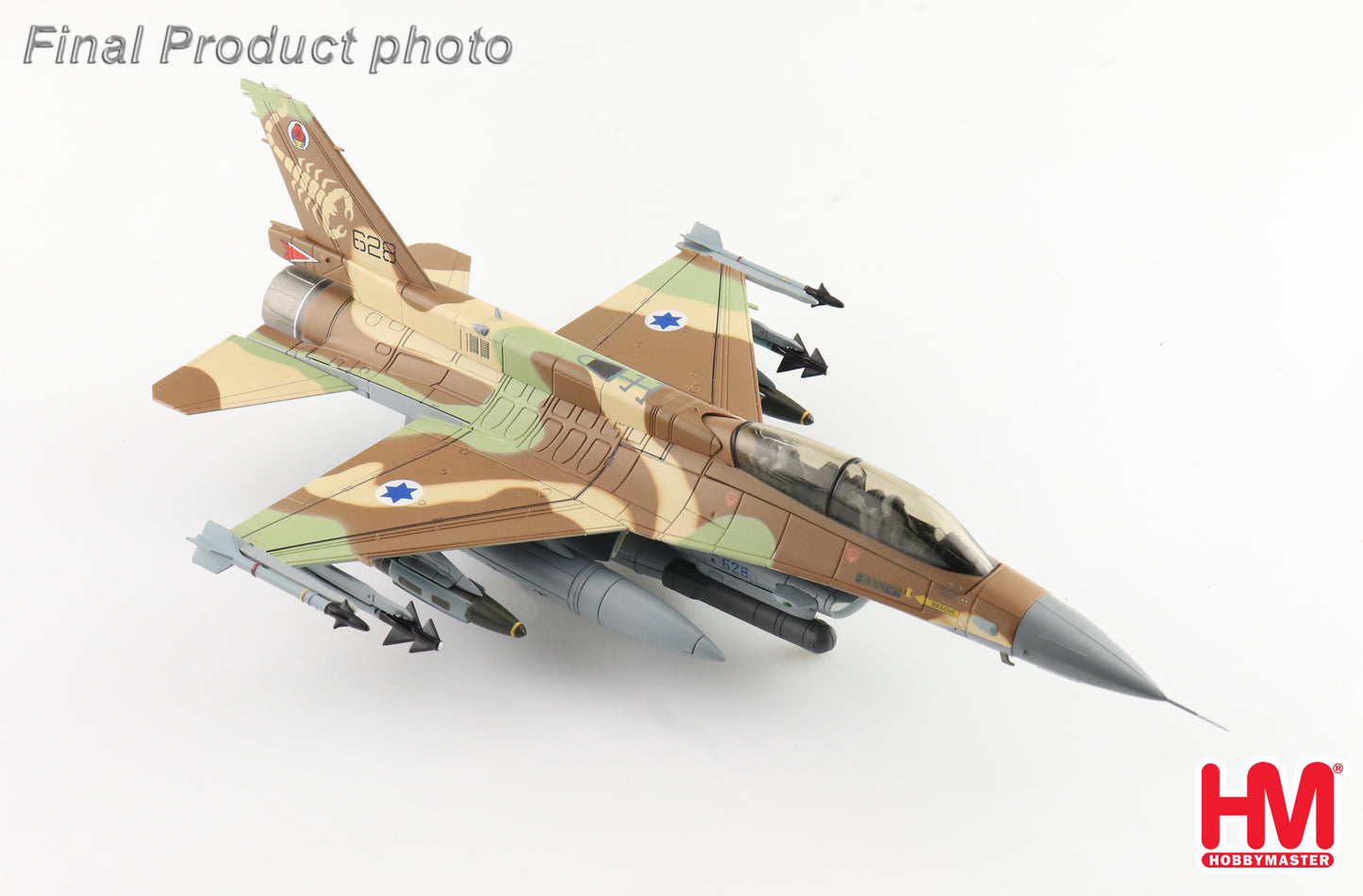 1/72 F-16D Barak 628 105 Squadron "The Scorpion" IAF (with 4 x GBU-31)