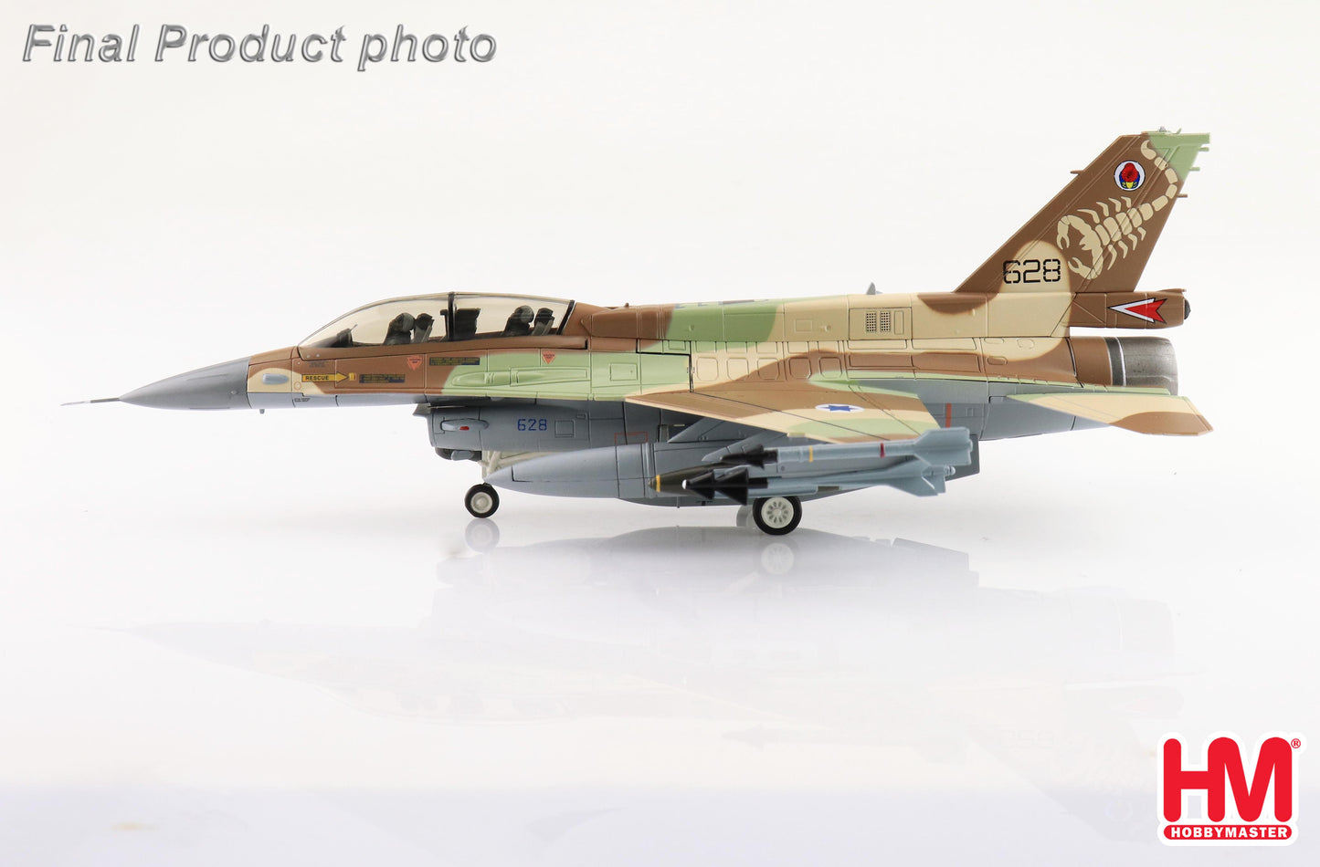 1/72 F-16D Barak 628 105 Squadron "The Scorpion" IAF (with 4 x GBU-31)