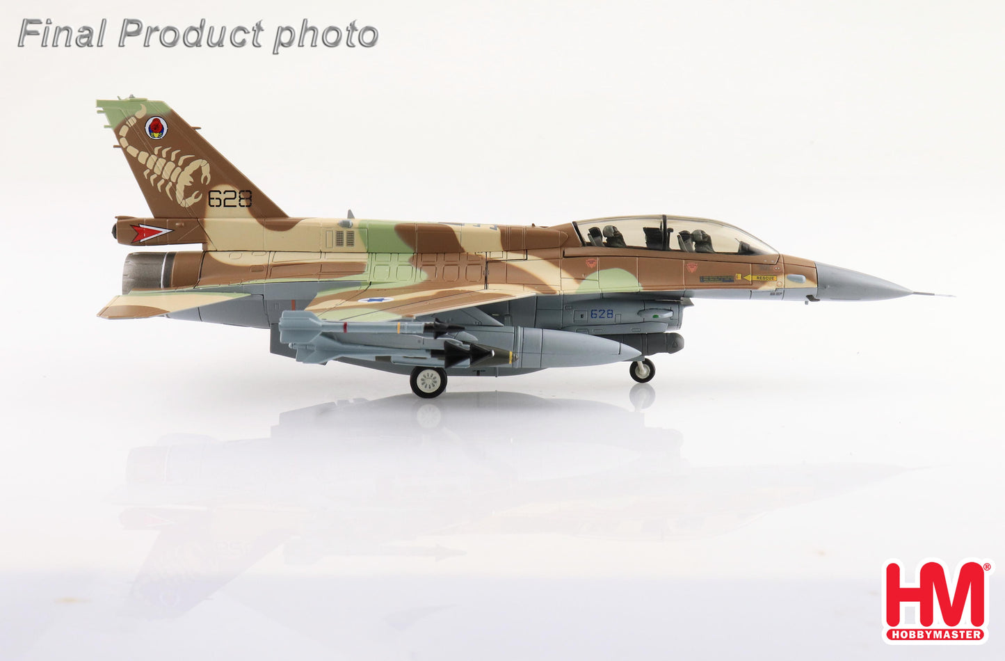 1/72 F-16D Barak 628 105 Squadron "The Scorpion" IAF (with 4 x GBU-31)
