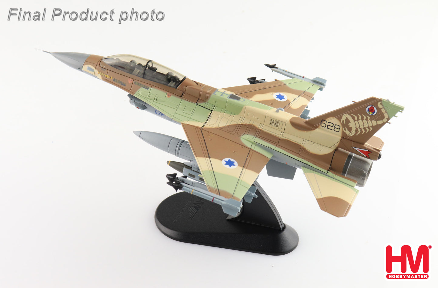 1/72 F-16D Barak 628 105 Squadron "The Scorpion" IAF (with 4 x GBU-31)