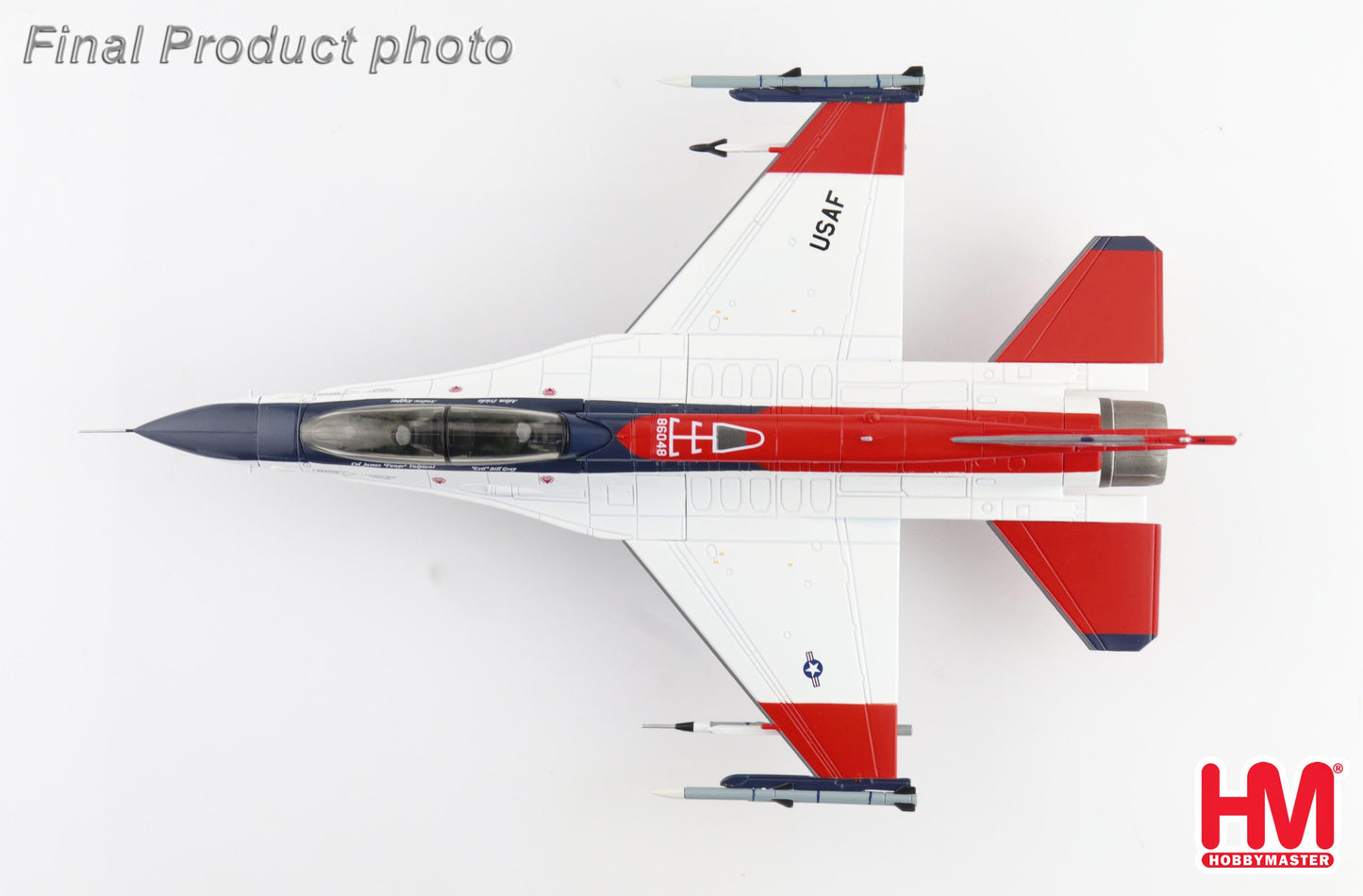 1/72X-62A VISTA 86-0048 USAF Test Pilot School Edwards AFB (with 2 x AIM-120 (Wing Tip) 1 x AIM-9x 1 x ACMI Pod 1 Center Fuel Tank)
