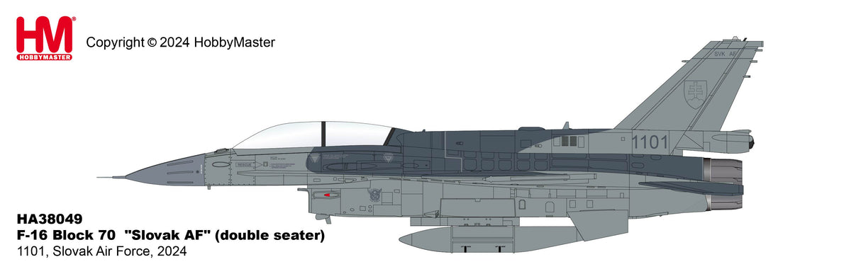 1/72 F-16 Block 70 "Slovak AF" 1101 Slovak Air Force 2024