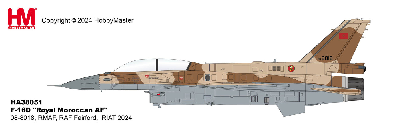 1/72 F-16D "Royal Moroccan AF" 08-8018 RMAF RAF Fairford RIAT 2024