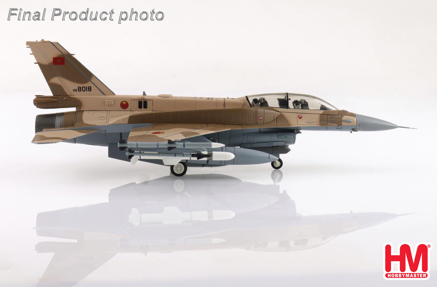 1/72 F-16D "Royal Moroccan AF" 08-8018 RMAF RAF Fairford RIAT 2024