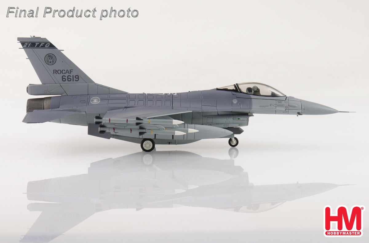 1/72 F-16V Fighting Falcon 6619 21 TFG ROCAF (with 6 x AIM-120)