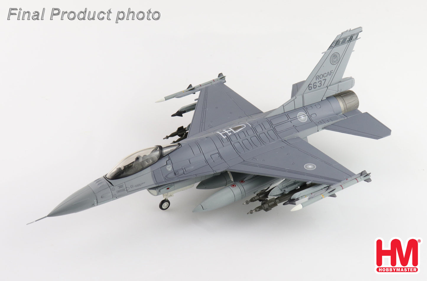 1/72 F-16V Fighting Falcon 6637 22 TFG ROCAF (with 6 x GBU-12)