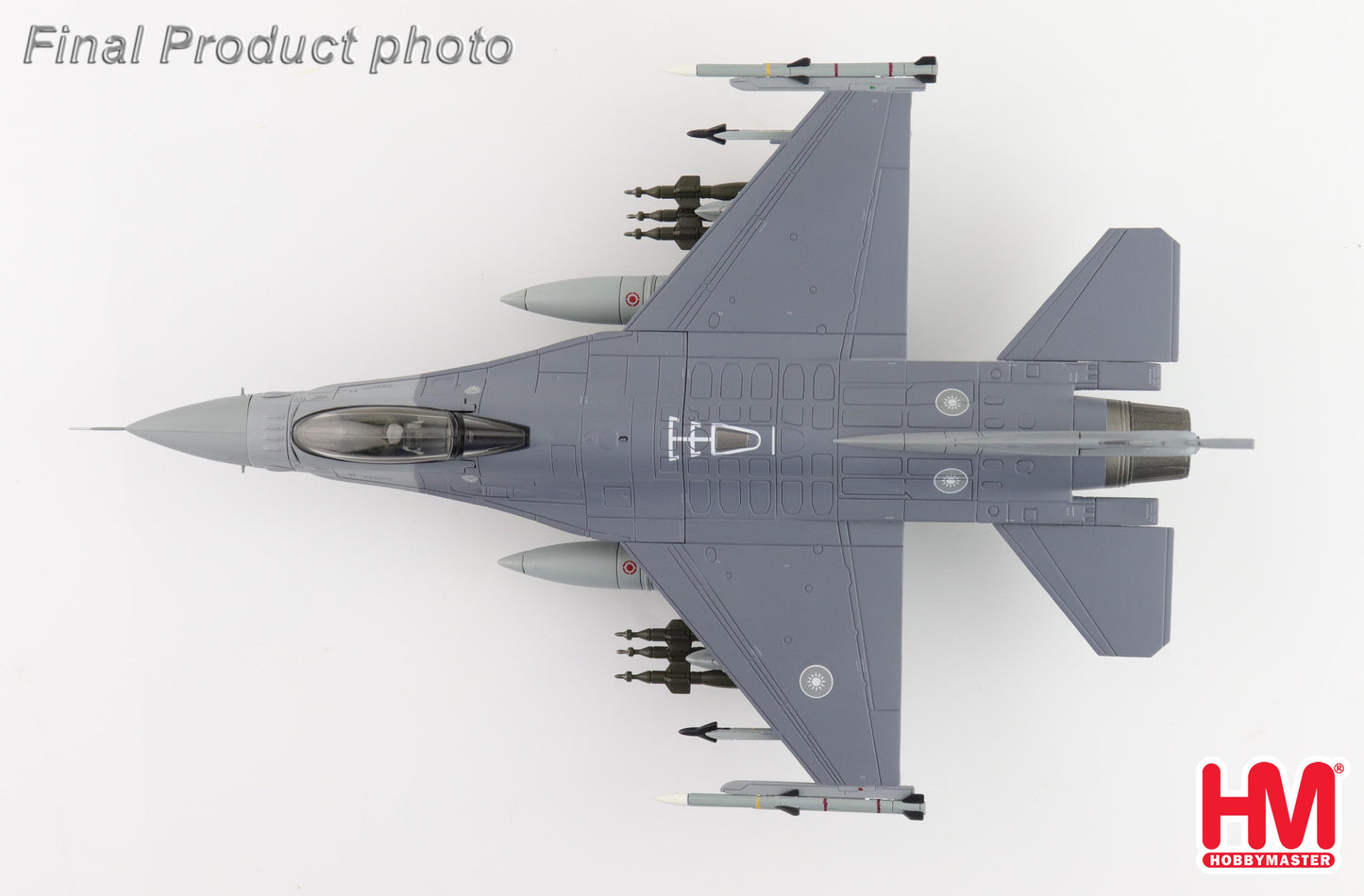 1/72 F-16V Fighting Falcon 6637 22 TFG ROCAF (with 6 x GBU-12)