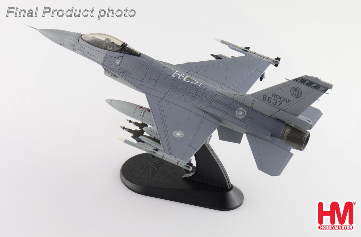 1/72 F-16V Fighting Falcon 6637 22 TFG ROCAF (with 6 x GBU-12)