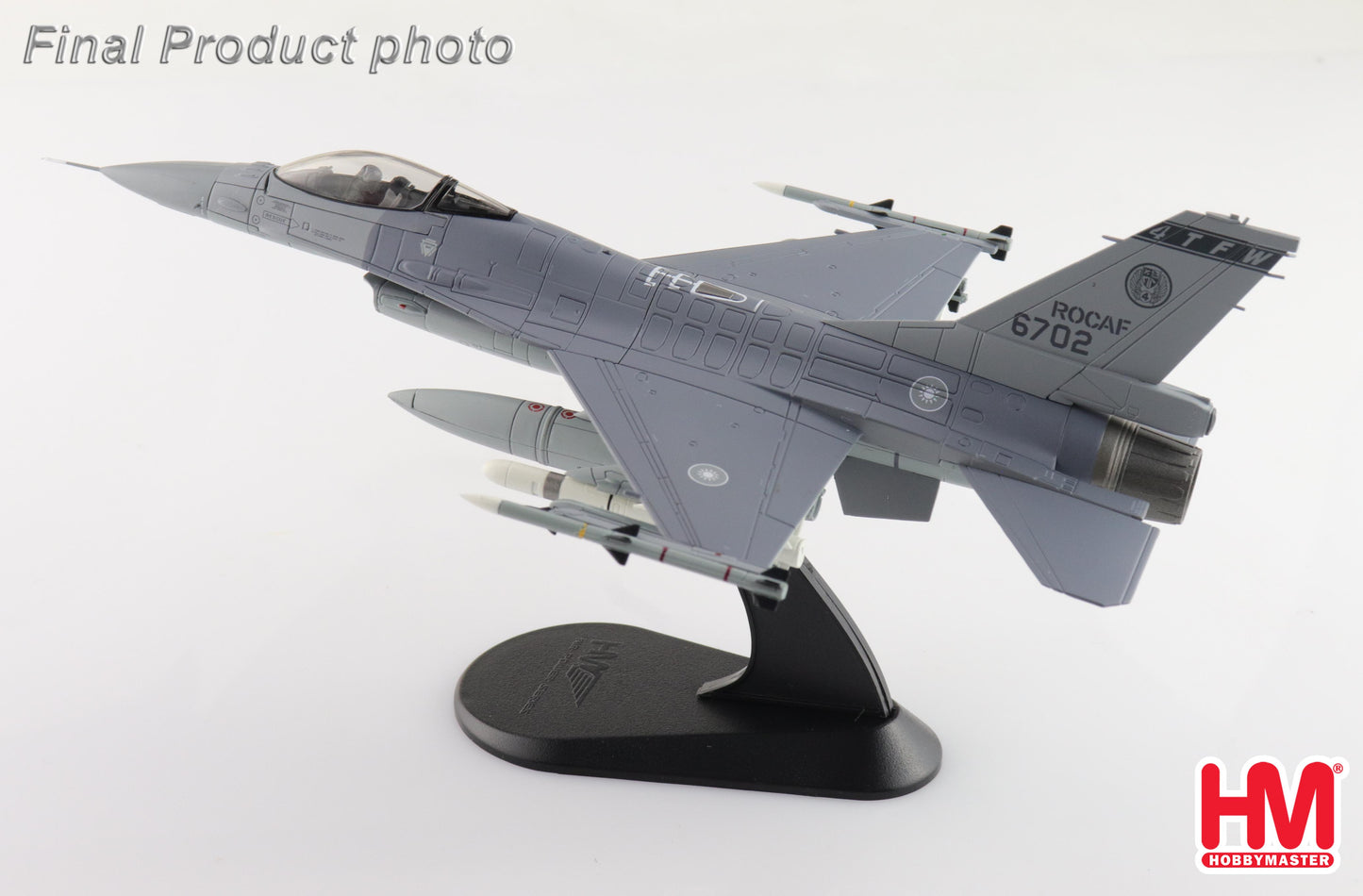 1/72 F-16V Fighting Falcon 6702 23 TFG ROCAF (with 2 x Harpoon Missile)