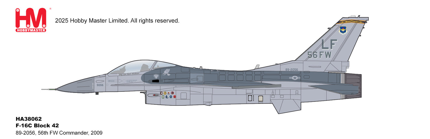 1/72 F-16C Block 42 89-2056 56th FW Commander 2009