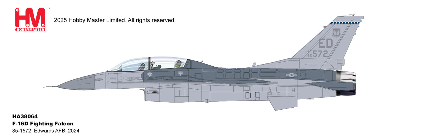 1/72 F-16D Fighting Falcon 85-1572 Edwards AFB 2024