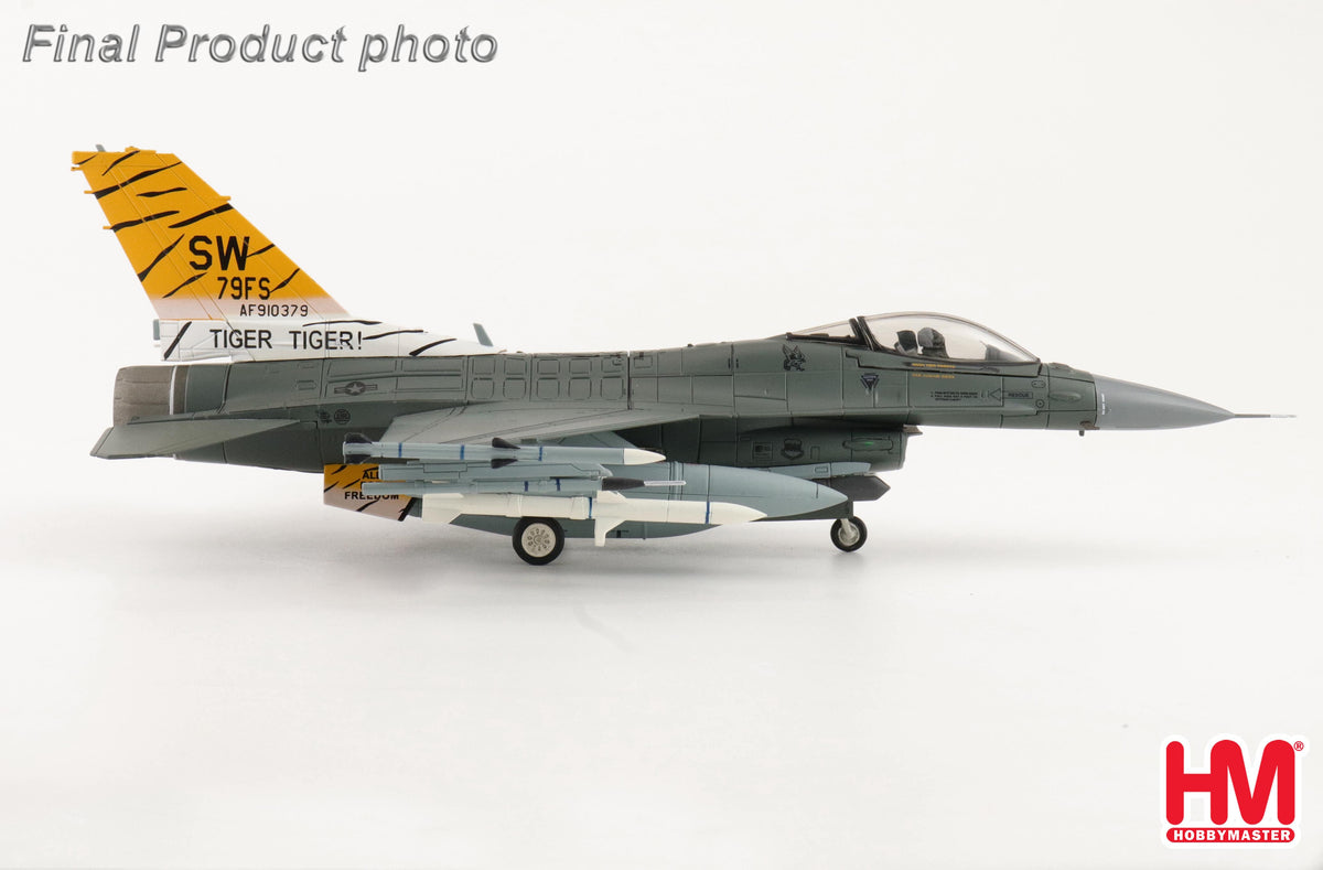 1/72 F-16CM "Tiger Tiger 1" 91-0379 79th FS Shaw Air Base 2023