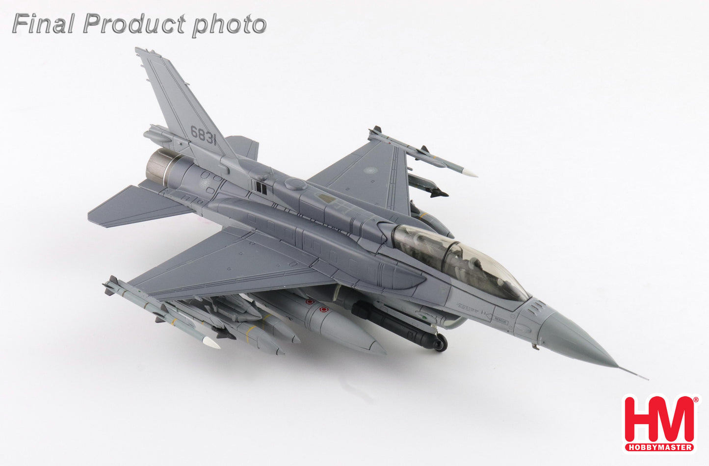 1/72 F-16D Block 70 6831 ROCAF 2025 (with IRST Pod GBU-39 AGM-154 AGM-88)